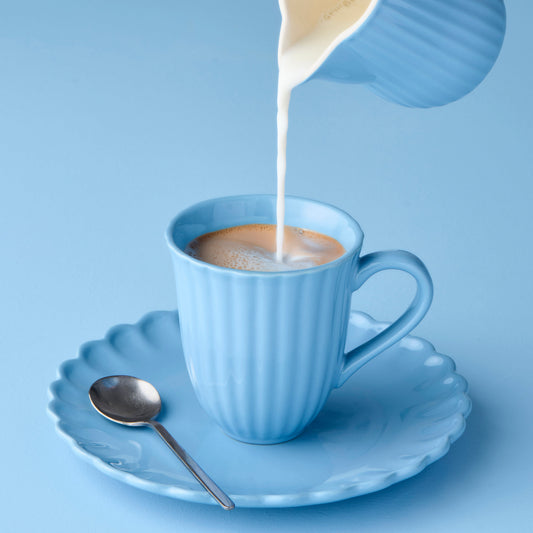 Mug with grooves
