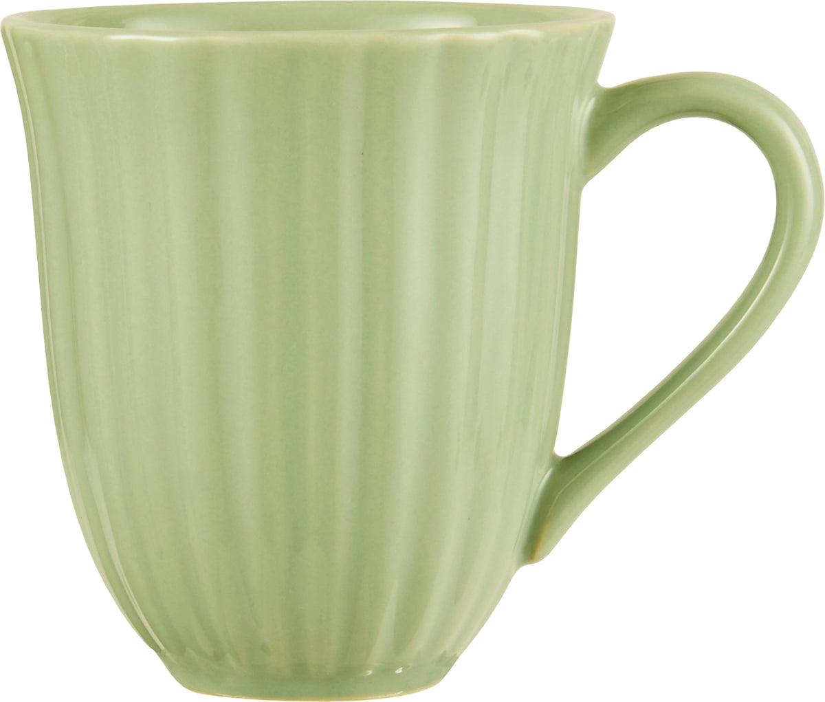 Mug with grooves