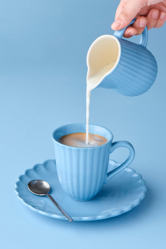 Mug with grooves